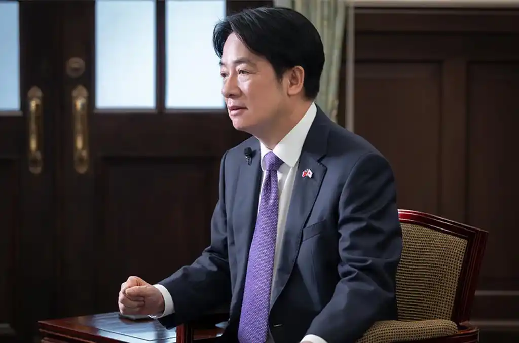 總統賴清德接受日媒專訪，分析兩岸關係。（總統府）