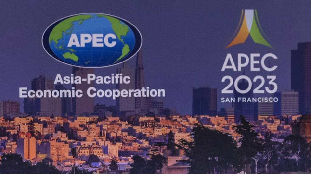 APEC估2024年成員國經濟成長率恐從2023年的3.3％放緩至2.8％，低於全球平均水平。圖／美聯社
