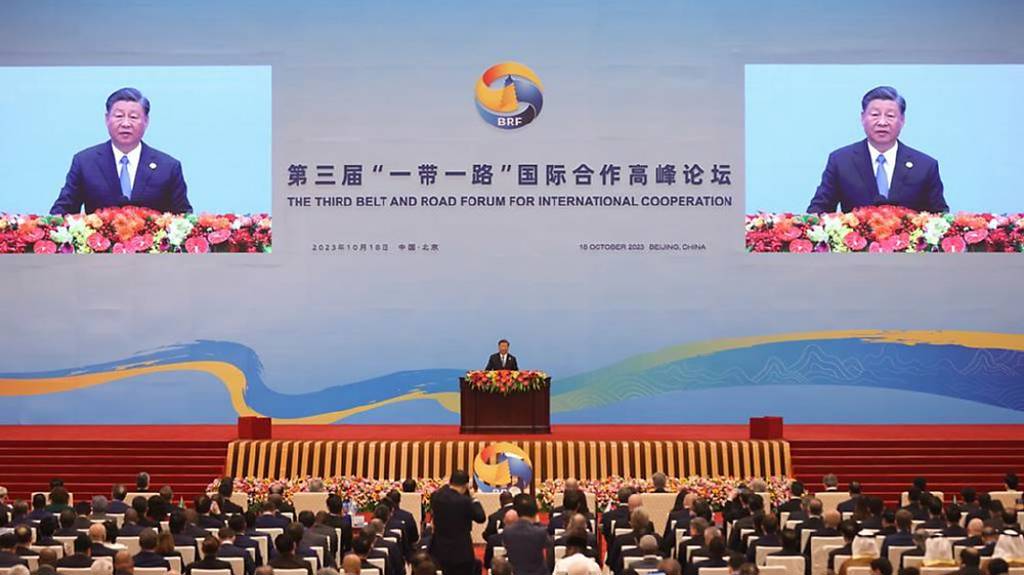 第三屆「一帶一路」國際合作高峰論壇於10月17日至18日在北京舉行。圖／中新社